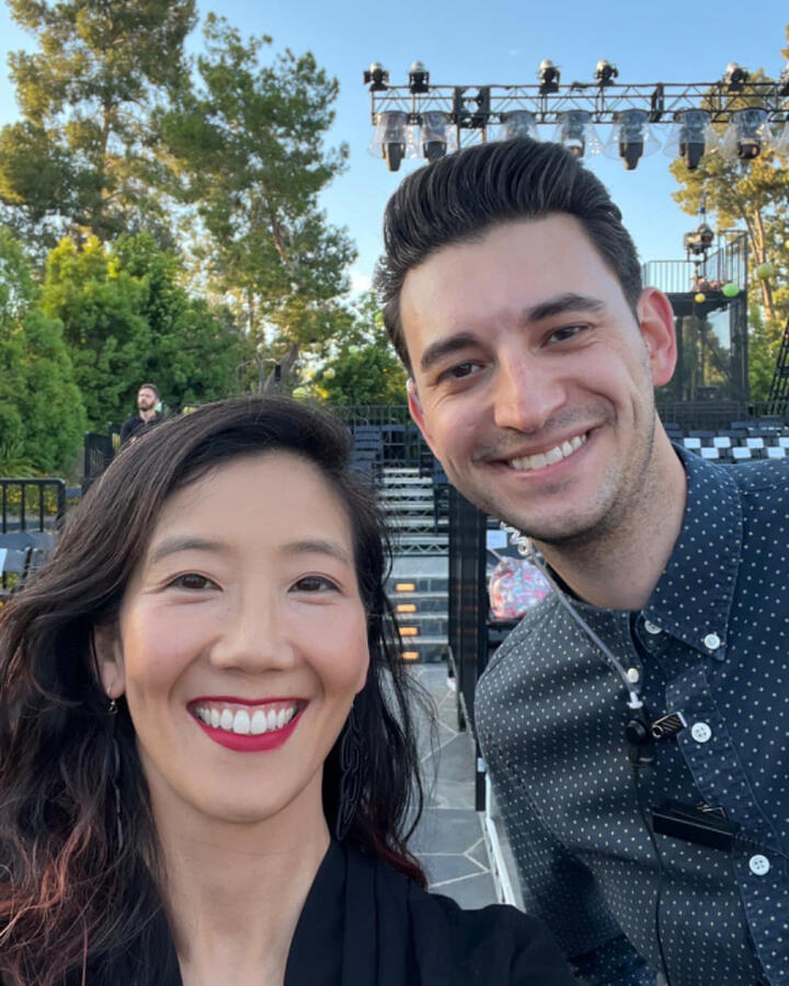 With Jennifer Chang - director, playwright, and actor